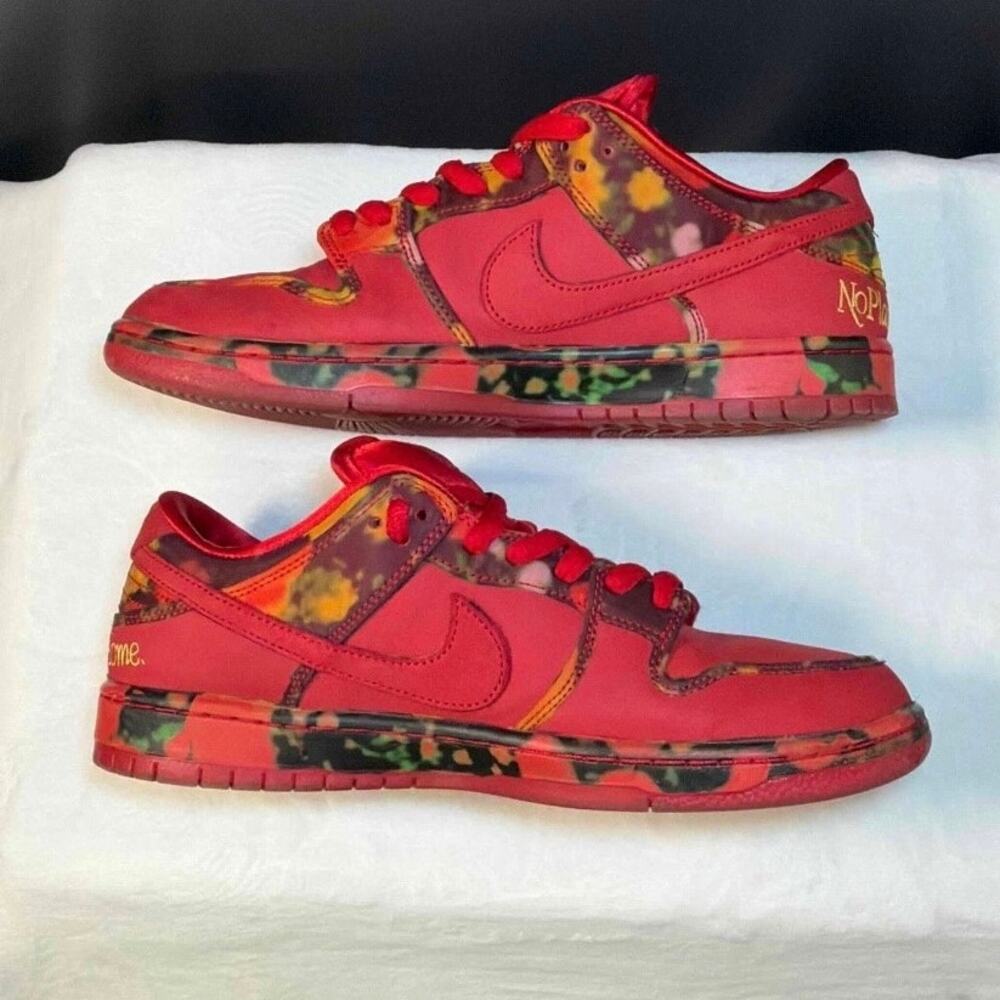 Nike Dunk Low SB 'Poppy Field Wizard of Oz' | FZ1291-600 | 10M - Picture 3 of 13